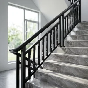 Premium Stainless Steel Stair Railing Customized Anti Corrosion Anti Rust Simple Assembly for Balcony & Deck