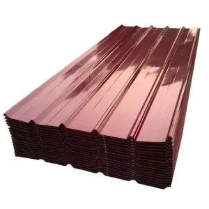 Prepainted Color Coated Zinc Aluminium GI IBR Iron Corrugated Steel Roofing Sheet