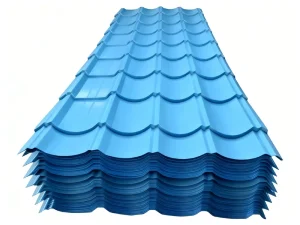 Prepainted Corrugated Galvanized Steel Roofing Sheets Construction Metal Zinc Coated Steel Sheets Cutting Processing Service