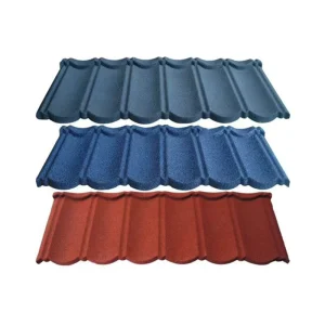 Prepainted Stone Metal Tile Building Material for Use Light Steel Structure Compression Corrosion Resistance Zinc Alu Material