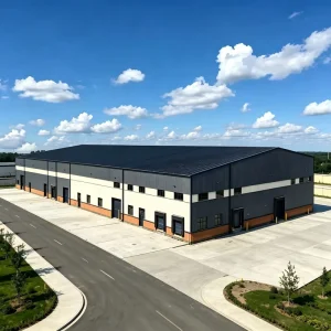 Price Prefabricated High Strength Galvanized Steel Workshop Warehouse Building Shed Corrugated Sandwich Panels for Factory