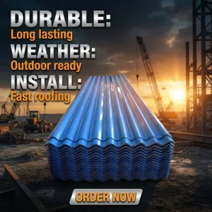 Price Ral Color BWG22 24 26 28 0.4mm 0.5mm Galvanized Corrugated Roofing Sheet Welding Cutting Bending Construction Use