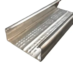 Prices of Factories Metal Stud Building Materials Stud & Track for Gypsum Boards U Slot Shims Steel