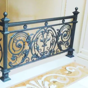 Prima Factory Direct Wrought Iron Railing Balcony Stair Outdoor Metal Railing for Stairs Balconies and Fences