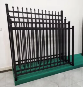Prison Security Anti-Cut Anti-Theft Galvanized Electro-Welded Powder-Coated Steel Metal Fence for Garden