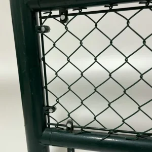 Privacy Chain Link Fence with PVC Slats for Home Residential Garden Backyard Boundary Security Vinyl Coated Diamond Mesh Fencing
