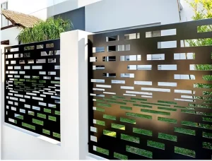Privacy Garden Fence Aluminum Picket Ornamental Fence Panels