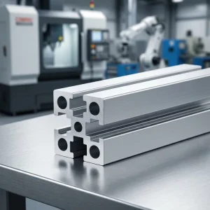 Professional Customized 3030 Industrial Extruded Aluminum Profile Silver Aluminum Extrusion Profile