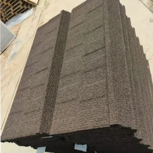 Professional Factory Quality Bond Metro Tile Colorful Stone Coated Metal Roof Tiles Customized Tile Sheet Bamboo Hotel