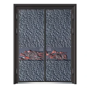 Professional Manufacturer Cast Aluminum Door External Steel Main Security Door