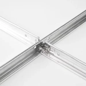 Professional Modern Galvanized Steel Waterproof Shockproof Rustproof 32x24x3600mm T-Grid Ceiling Channel T-Bar Grid Components
