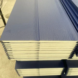 Pu Foam Sandwich Panel Metal Siding Decorative Insulation Material for Building Exterior Wall with Competitive Factory Prices