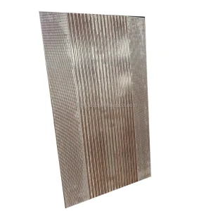 Pvc Film Laminated Steel Coil Steel Metal Door Skin Embossed Door Panel Anti-Theft Steel Door Skin vcm