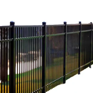 Q235 Zinc Steel Perimeter Fence, Hot-Dip Galvanized, Powder-Coated, Factory Direct Supply