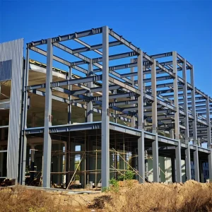 Q235B Q355B Metal Steel Structure Workshop Industrial Factory Building Steel Frame Construction