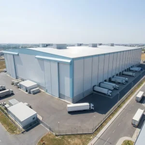 Quick Installation Modular Steel Frame Building Prefab Steel Frame Building Exhibition Hall