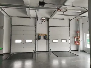 Quick Opening Electric Lifting Door 60dB Sound Insulation High Fire Rating 1 Year Warranty for Industrial Logistics Aluminum