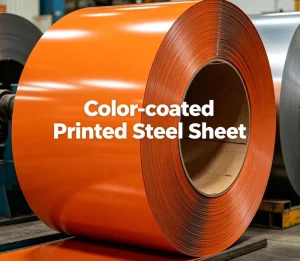 RAL1017 Saffron Yellow PPGI PPGL Color Coated Steel Coil Sheet AZ121-Z150 Prepainted Steel TS350GD+BS HDP BIS