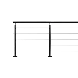 Railing Set 1.50 M Use As Stairs Parapet Rails Patio or Balcony Railing Rails Suitable for Indoor or Outdoor Use
