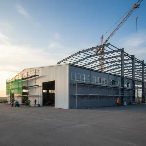 Ready Made Metal Framework High Wind Resistant Steel Construction Structural Steel Warehouse for Plant