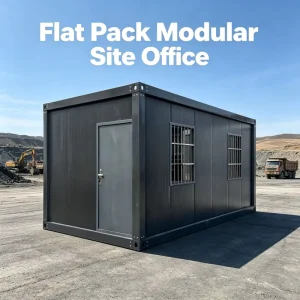 Ready to Living Detachable Modular Site Office with Baked Painted Steel and Double Sealing for Dust Proof Construction Camp