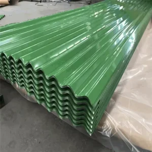 Recyclable Color Coated Corrugated Steel Sheet Low MOQ Fast Delivery for Factory Warehouse Roofing Insulation Tile