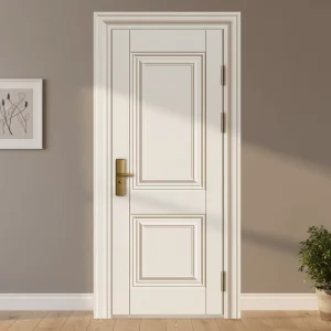 Reliable Metal Security Door for Low Cost Housing Project with Basic Lock Set