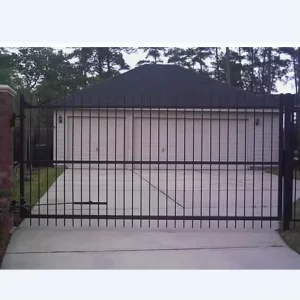 Reliable Modern Iron Gate Safe Automatic Swing Slide or Retractable Design for Home or Apartment Practical Beautiful Craft