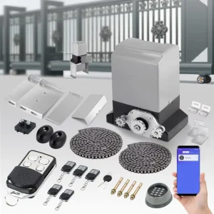 Remote Operated AC Chain Type Sliding Gate Opener Solar Automatic Patio Door Opener Suppliers for Home Garden