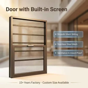 Removable Triple Sliding Stainless Steel Security Mesh Window Screen Metal Corner Protector Custom Size Supported Insect