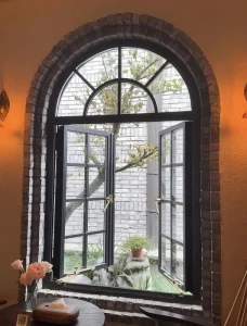 Replacement Steel Casement Window Metal Custom French Style Slim Frame Thermal Durable Energy Saving Soundproof