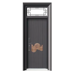 Residential Aluminum Entry Doors, Zinc Alloy Security Doors, and Stainless Steel Exterior Gates, Chinese Farmhouse Style