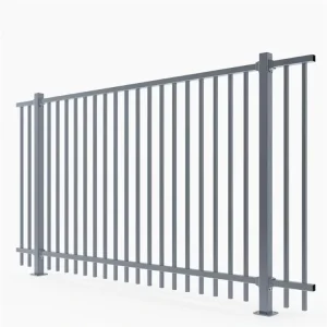 Residential Aluminum Fence Black Metal Fence Steel Fencing