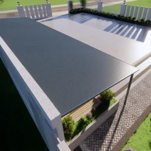 Residential Aluminum Sandwich Roof Cladding Sound Insulation Thermal Waterproof Fireproof Metal Outdoor Workshop Warehouse Cold