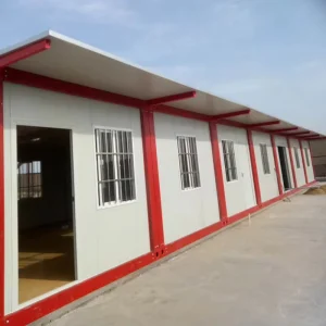 Residential Container House Fast LCL Convenience Store Rural Mobile Villa Container House Rental Shop with Shaded Eaves