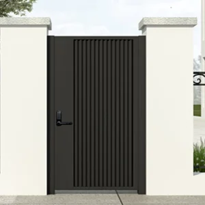 Residential Garden Aluminium Metal Gates Exterior House Courtyard Gate