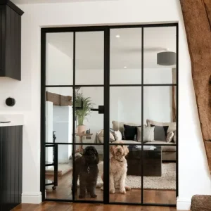 Residential Steel Windows with Slim Frame US Standard for Luxury Villa