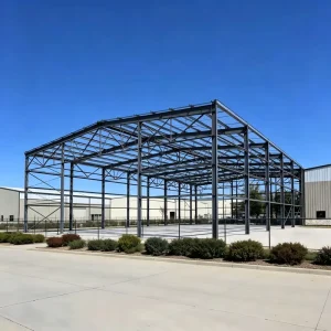 Rigid Portal Frame H Beam Steel Structure Warehouse Building with Overhead Crane System Support for Industrial Factory