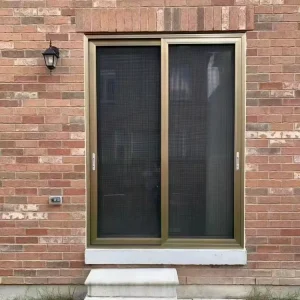 Rivaling TITAN Impact Resistance Three point Lock Sliding Stainless Steel Mesh Screen Security Screen Door for Villa Farmhouse