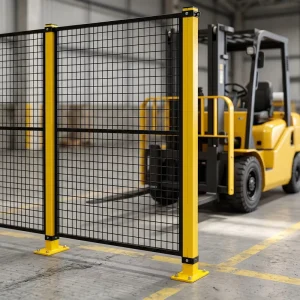 Robot Fence Hot Dip Galvanized Low Carbon Steel Rust Corrosion Resistant Mesh Workshop Safety Fence