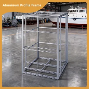Robust Multi Layer Vertical Cube Aluminum Extrusion Frame Heavy Duty Industrial Modular Structure for Large Industrial