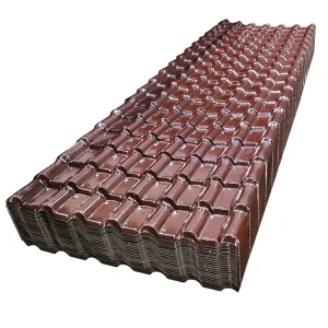 Roman Anti-Corrosion ASA PVC Roof Tile China Factory Spanish Roof Sheet For Modern Villa House