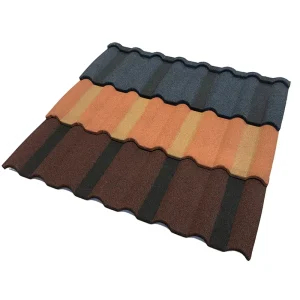 Roof Tiles Multiple Styles Stone Coated Metal Roof Panels Custom Size Roofing Sheet