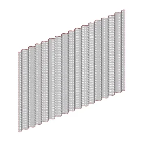 Round Hole Corrugated Perforated Aluminum Panels Wave Metal Sheet for Exterior Decoration Projects