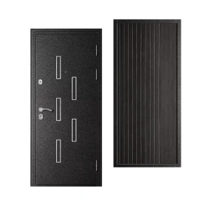 Russian Steel Front Entry Door MDF Security Entrance Door Exterior Steel Door