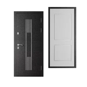 Russian Style Steel Security Door Exterior Front Entry Metal Door for Residential House