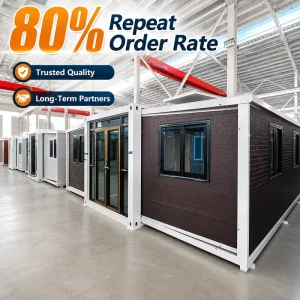 Rust Resistant 20 40 Ft Mobile 3 Bedroom Modular Home Expandable Prefabricated Container House Stylish Tiny House with Kitchen