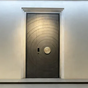 Rust Resistant Custom Antique Style All Aluminum Entry Doors Metal Doors for Houses