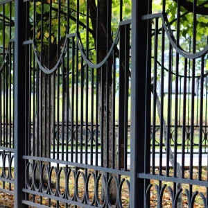 Rust Resistant Wrought Iron Stair Railing Outdoor Balcony Custom Metal Guardrail