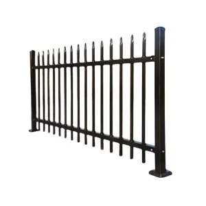 Rustproof Aluminum Alloy Pointed Fence Corrosion Resistant Spear Finial Metal Barrier for Seaside and Harsh Weather Conditions